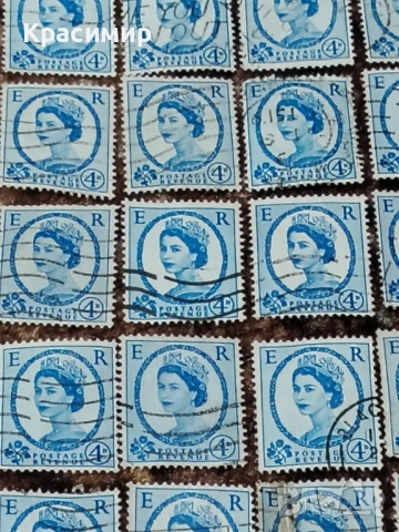 Винтидж ПОЩЕНСКИ марки Елизабет 123бр.