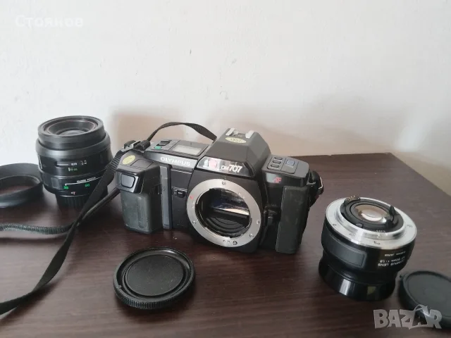 Камера OLYMPUS OM-707 Japan, снимка 12 - Фотоапарати - 55844389