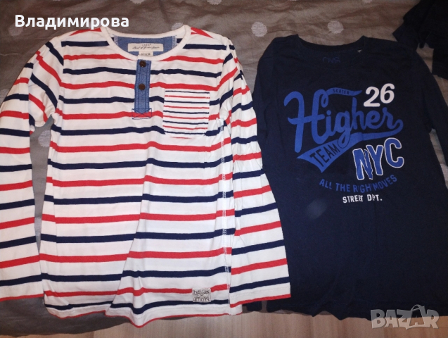 Лот детски блузи и ризи за момче 8г., снимка 4 - Детски Блузи и туники - 52585141
