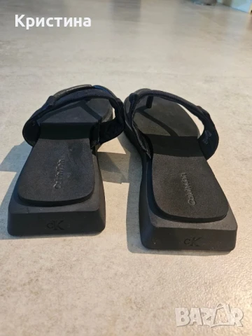 Чисто нови дамски чехли Calvin Klein, снимка 2 - Чехли - 51202074