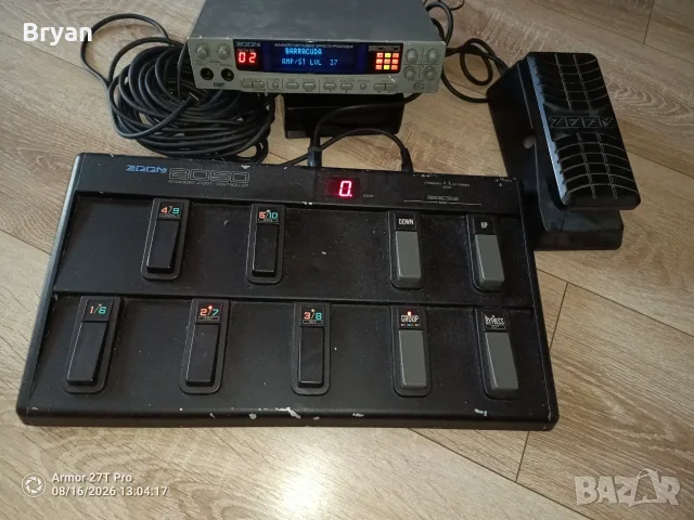 Zoom 9030, Zoom 8050, Zoom Fp02 Процесор за китара, контролер, педал, снимка 2 - Китари - 55737479