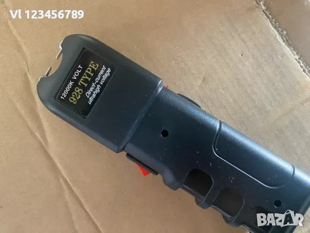 Мощен електрошок 928, С кабел и черен калъф, 8000кВт