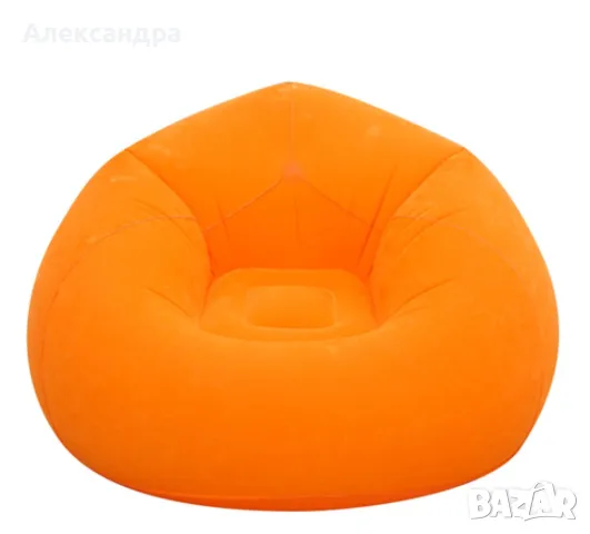 Барбарон пуф кресло за отдих и почивка подходящ за малки и големи 110x110x85, снимка 3 - Други - 49172168