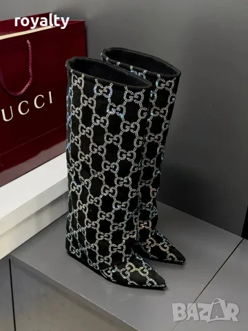 Gucci Нови Дамски Ботуши Гучи 