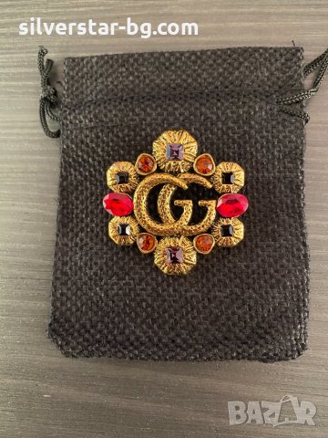 Брошка Gucci G023, снимка 1 - Бижутерийни комплекти - 34540119