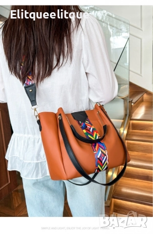 Тотален Хит Дамска чанта 4в1 - Различни цветове модел 2025, снимка 10 - Чанти - 52241221