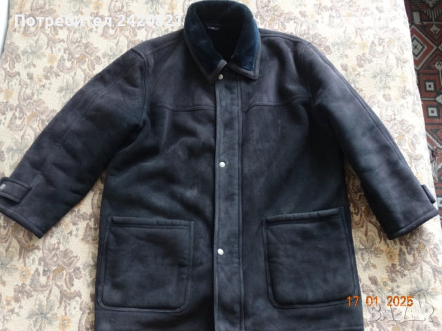 продавам мъжки кожух от еко кожа