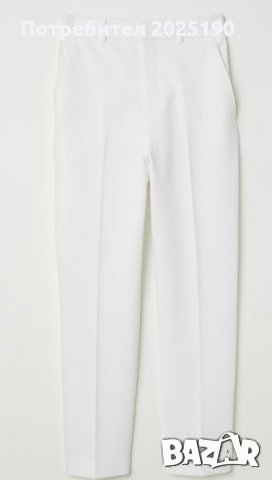 Дамски бял панталон Н &М, снимка 1 - Панталони - 33993035