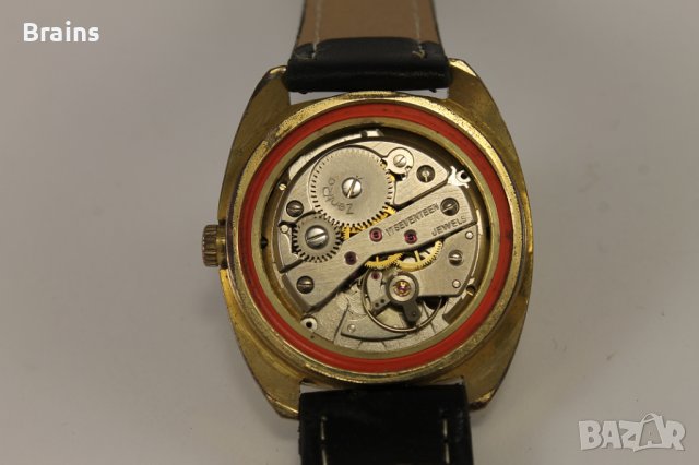 1960's ZENTRA 2000 Немски Позлатен Часовник, снимка 8 - Антикварни и старинни предмети - 40072607