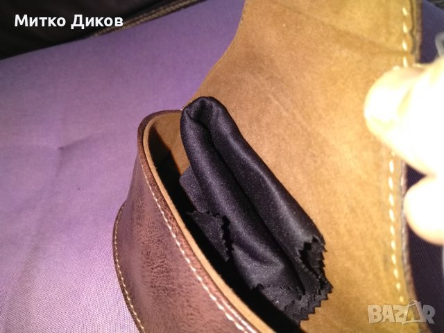 Калъвче марково на Фосил естествена кожа с кърпичка за слънчеви очила отлично, снимка 7 - Слънчеви и диоптрични очила - 41045748