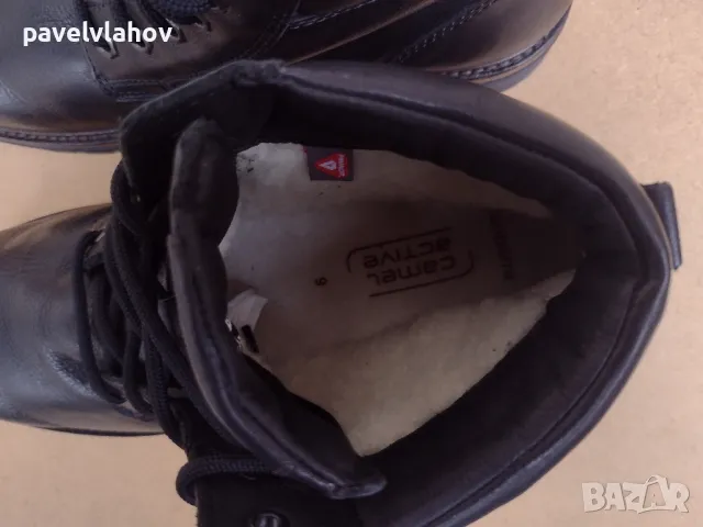 Кожени зимни обувки Camel Active - от телешка кожа, снимка 14 - Мъжки боти - 48296426