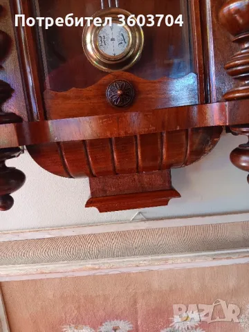 швейцарски стар стени часовник, снимка 2 - Стенни часовници - 47493573