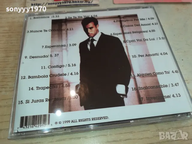 ENRIQUE IGLESIAS-ORIGINAL CD 1612241554, снимка 16 - CD дискове - 48367569