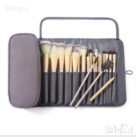 Компактна чанта органайзер за четки за грим HZS440