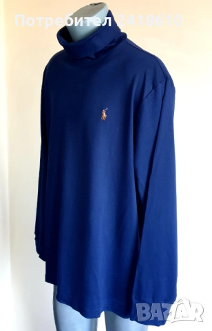 POLO Ralph Lauren Cotton Pima Soft Touch Turtleneck Mens Size  XL НОВО! ОРИГИНАЛ! Мъжко Памучно Поло, снимка 13 - Пуловери - 52225959