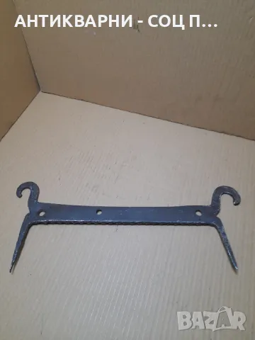 Соц Старо Ръчно Ковано Градинско Стъргало., снимка 7 - Антикварни и старинни предмети - 48605431