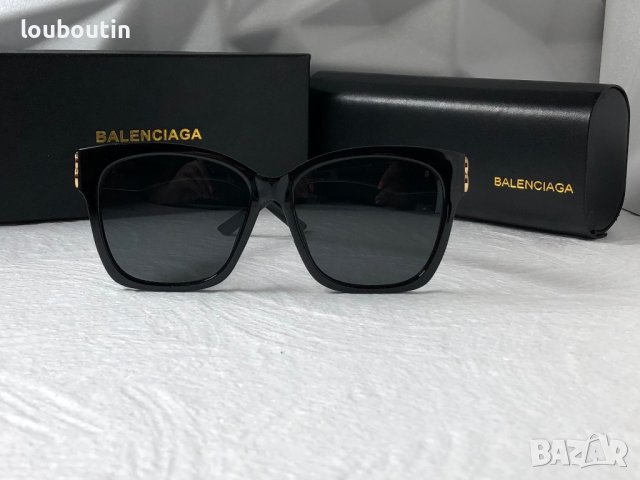 Balenciaga дамски слънчеви очила котка котешки очи 2 цвята, снимка 6 - Слънчеви и диоптрични очила - 41626509