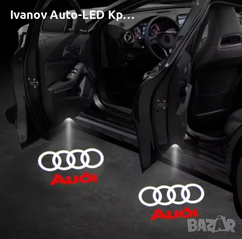 LED Лого Проектор Плафон За:Audi A3;A4;A5;A6;A7;A8;S3;S4;S5;S6;S7;S8;RS3;RS4;RS5;RS6;RS7;RS8;Q3;Q5