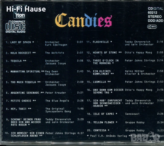 Gandies - International instrumentals, снимка 2 - CD дискове - 36034672