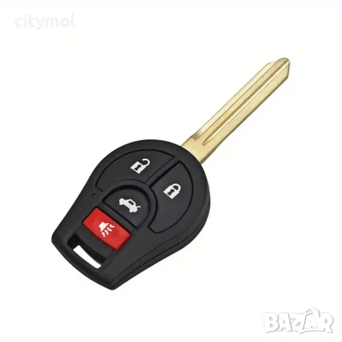 Кутийка за ключ с 4 бутона и острие за Nissan Note, Micra, Juke, Duke, Pathfinder, NV и др., снимка 3 - Аксесоари и консумативи - 50025615