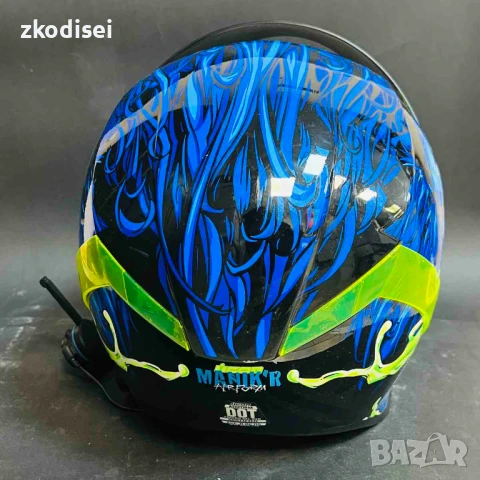 Каска с интерком ICON R-22-05 + FODSPORTS FX8, снимка 5 - Аксесоари и консумативи - 50687324