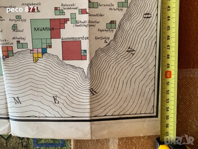Етнографска карта на Добруджа Стоян Романски 1915 г., снимка 9 - Други - 52957143