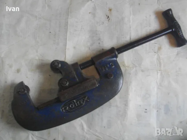 3" Цола Френски професионален масивен ТРЪБОРЕЗ за рязане стоманени тръби 55см/4,5кг/захват 90мм, снимка 16 - Други инструменти - 47325807