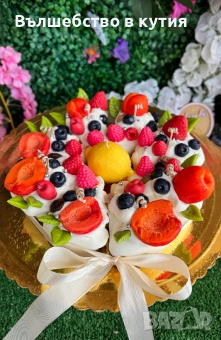 Торта от соев восък, снимка 3 - Арт сувенири - 51061835