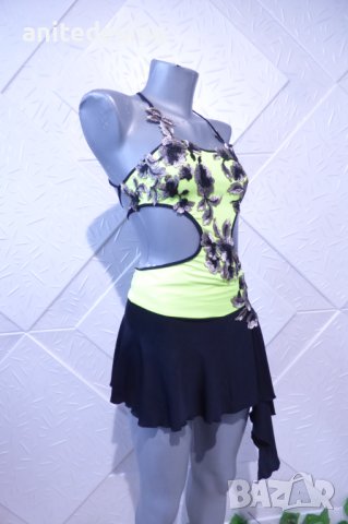 Рокля за латино танци с дантела, снимка 2 - Рокли - 39744355