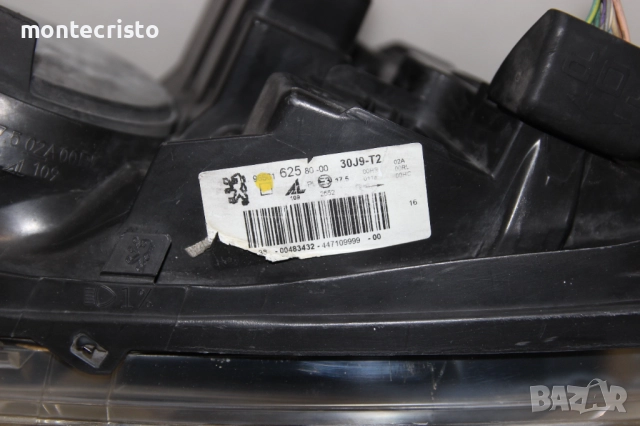 Ляв фар Peugeot 308 T7 (2007-2011г.) 6208F5 / 1627682480 Пежо 308, снимка 8 - Части - 52745939