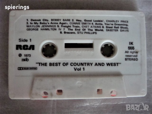 Лот от 10, оригинални аудио касети с кънтри музика от 70-те  на ХХ век., снимка 5 - Аудио касети - 41738024