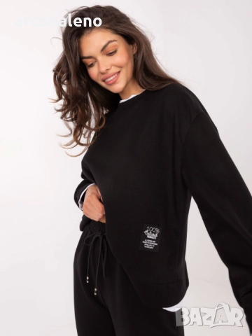 Дамски ежедневен комплект от две части с бяла вложка, 3цвята , снимка 12 - Комплекти - 52861119