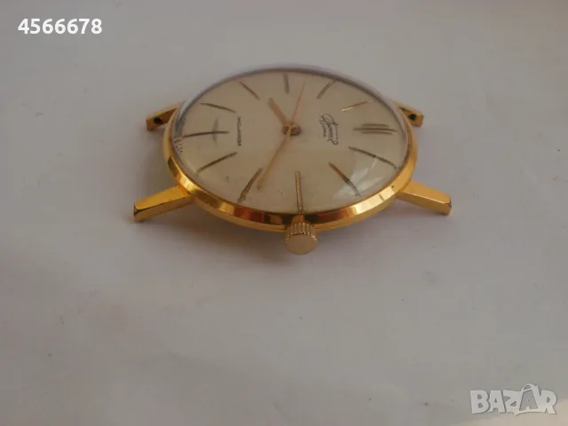 Вимпел Poljot de luxe руски мъжки 23 камъни ръчен часовник, снимка 4 - Мъжки - 56131909