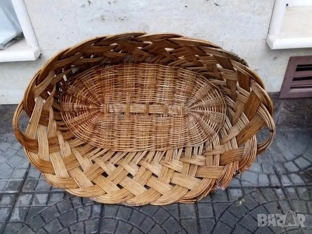 2 бр. Панери, ретро плетени, снимка 2 - Други - 52193563