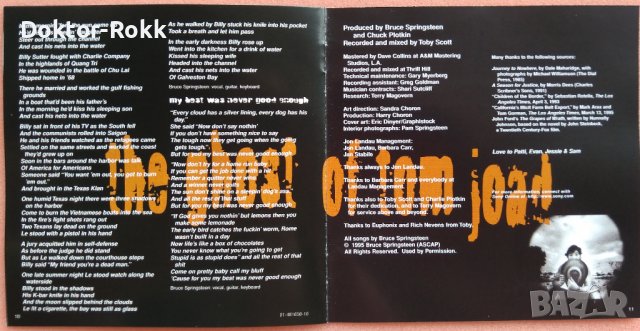 Bruce Springsteen – The Ghost Of Tom Joad (1995, CD), снимка 4 - CD дискове - 39805684