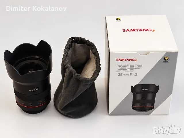 Samyang XP 35mm f/1.2 за Canon EF, пълен комплект, снимка 3 - Обективи и филтри - 56183130