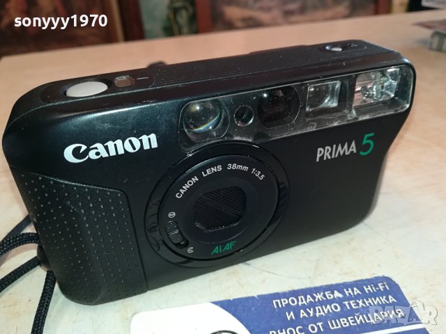 CANON PRIMA 5-ВНОС FRANCE 1802241620, снимка 12 - Фотоапарати - 44353879