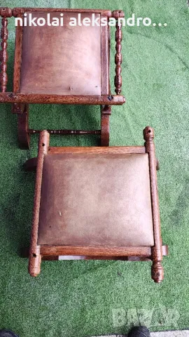 табуретки 19 век, снимка 7 - Антикварни и старинни предмети - 48445246