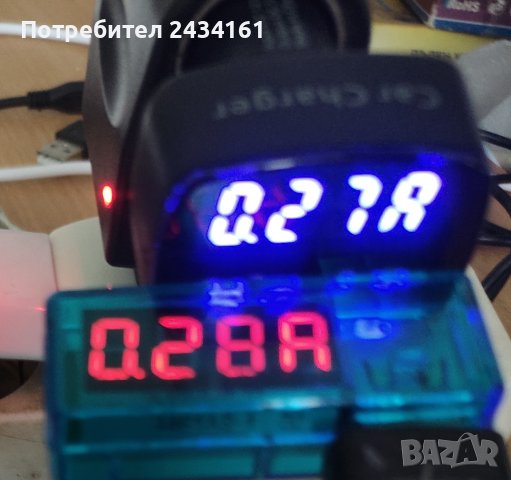 4 в 1 USB зарядно, волтметър, амперметър, термометър, снимка 3 - Аксесоари и консумативи - 42265605