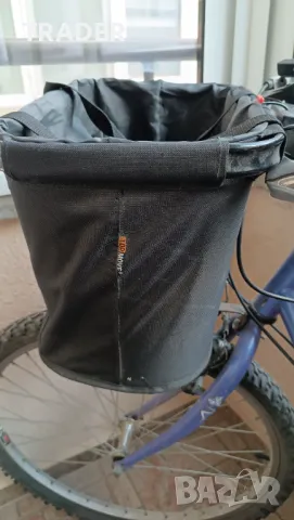 TOP MOVE Кошница за велосипед, алуминиева, водоустойчива, 36x25x27 см