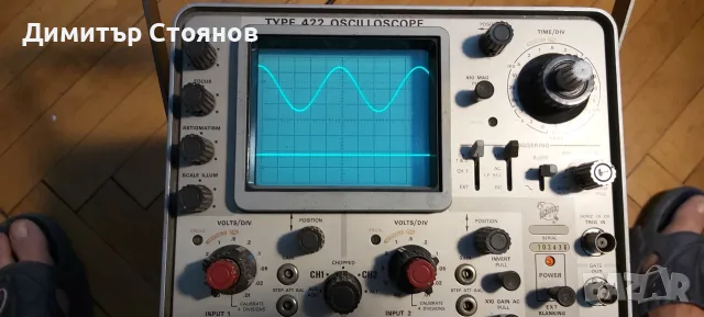 Осцилоскоп Tektronix 422, снимка 3 - Друга електроника - 55969165