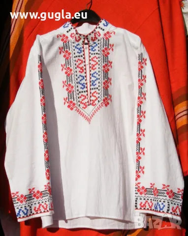 Шопска мъжка риза бродерия етно