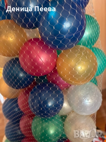 Топки за игра или басейн Pilsan, 100 бр., снимка 3 - Детски топки - 53394141