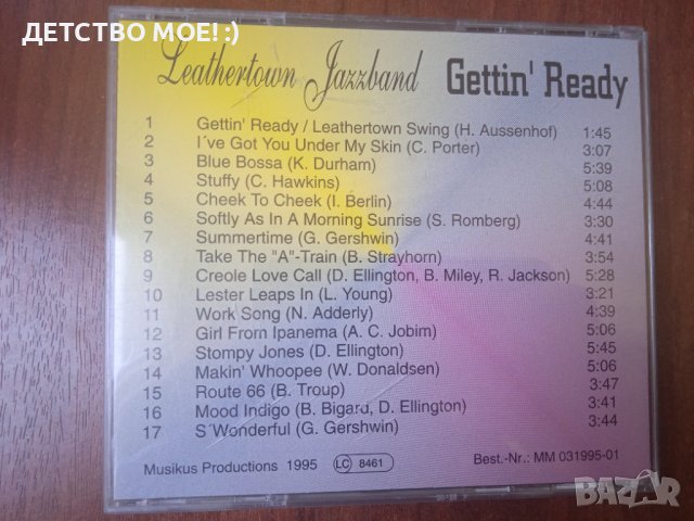 Leathertown Jazzband ‎– Gettin' Ready - оригинален диск Jazz, снимка 2 - CD дискове - 41905779