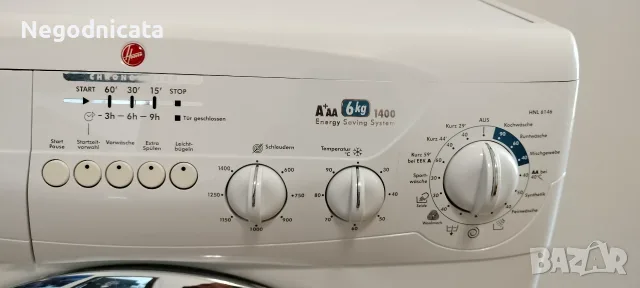 Пералня Hoover Nextra 6kg 1400 оборота , снимка 3 - Перални - 56244575