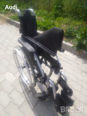 Чисто нова инвалидна рингова количка. За възрастни, оперирани, трудно подвижни хора.  Сгъваема, степ, снимка 5 - Инвалидни колички - 50408278