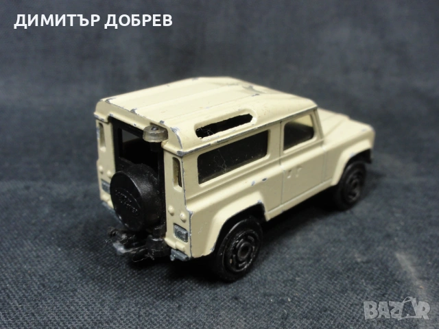 СТАРА РЕТРО МЕТАЛНА КОЛИЧКА LAND ROVER MAJORETTE FRANCE, снимка 4 - Колекции - 53151618