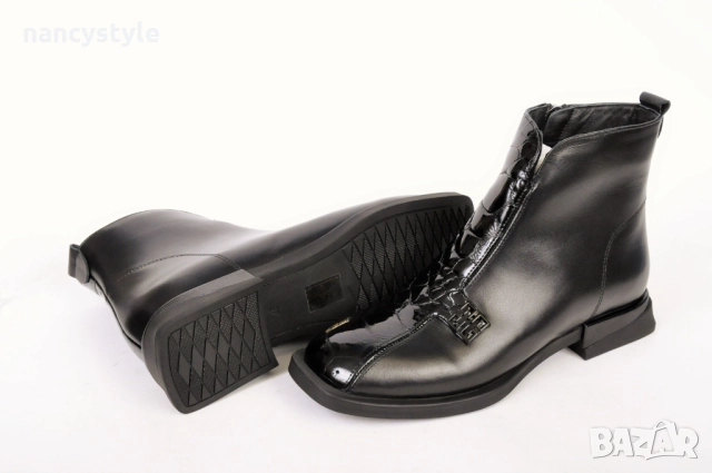 NEW! Елегантни дамски боти Кроко/Кожа, снимка 4 - Дамски боти - 52289194