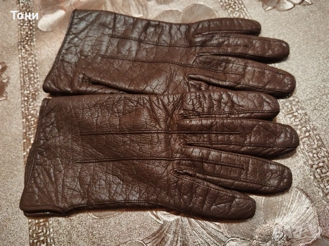 Нови Дамски Ръкавици Изцяло от Естествена Кожа М