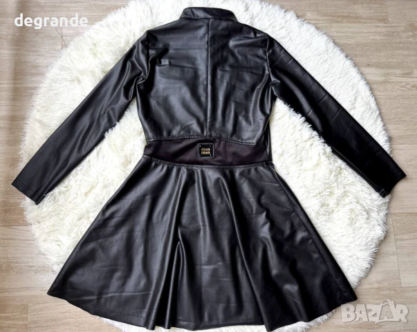 Дамска черна рокля Miu miu , снимка 5 - Рокли - 50925298